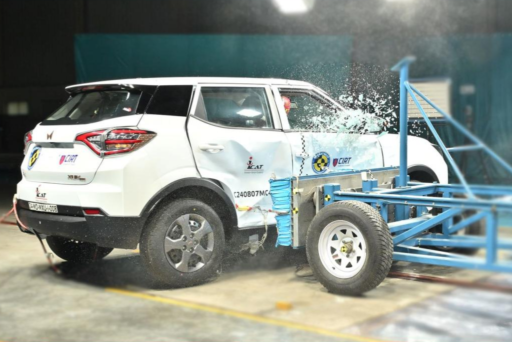  Bharat NCAP crash tests: Mahindra  XUV 400 EV