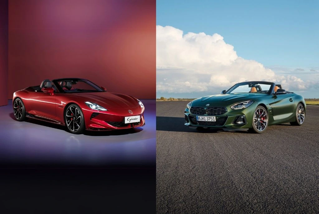 MG Cyberster & BMW Z4 Exterior Image