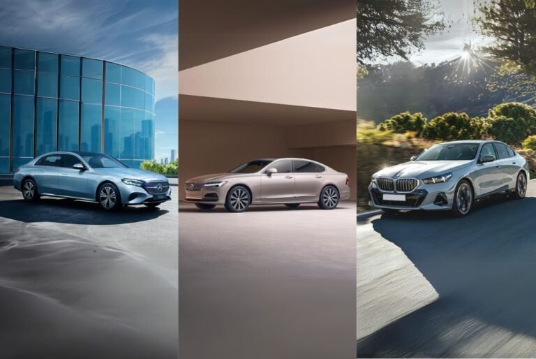 Mercedes-Benz E-Class vs. Volvo S90 vs. BMW 5 Series