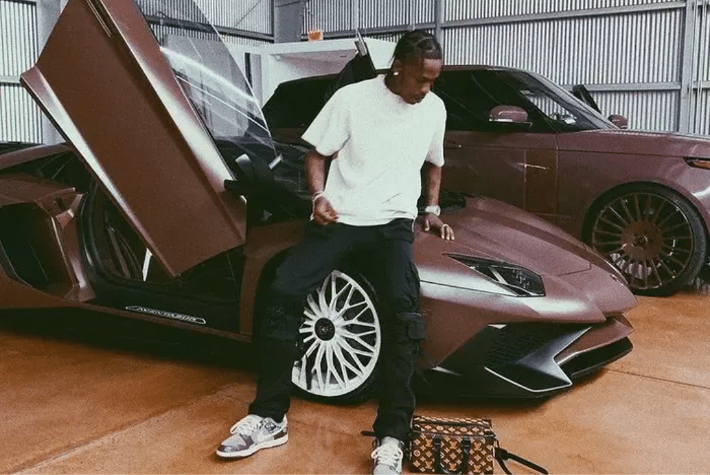 Travis Scott Car Collection-Lamborghini Aventador SVJ Roadster