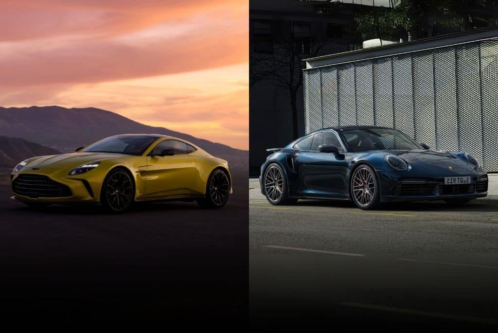 2025 Aston Martin Vantage vs. Porsche 911 Turbo